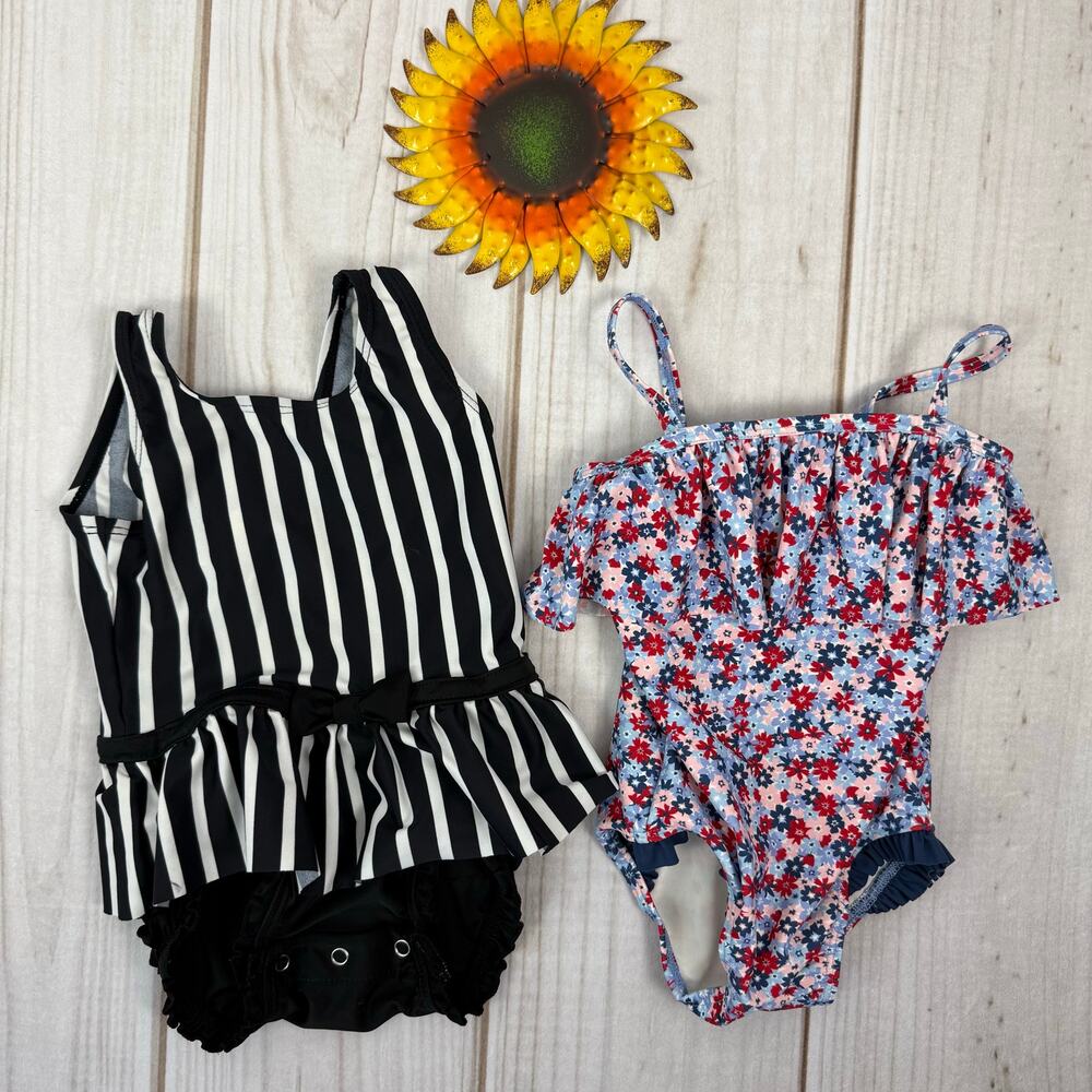 ruffle butts toddler girls one piece swim suits 18-24M